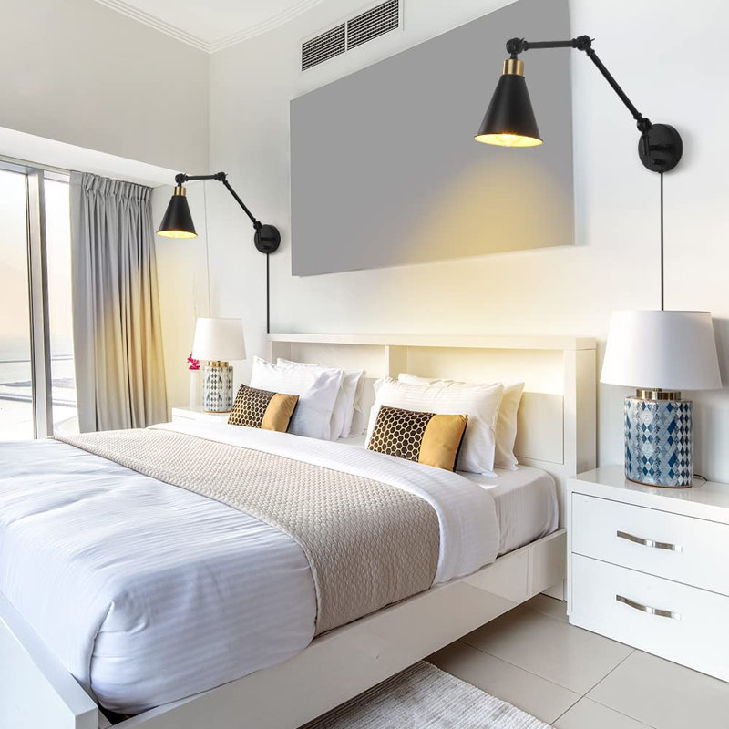 Port Morris Plug-in Swing Arm Sconce