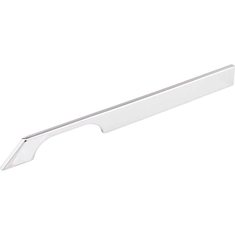 Tapered Bar pull, Polished Chrome, 12" Center to Center