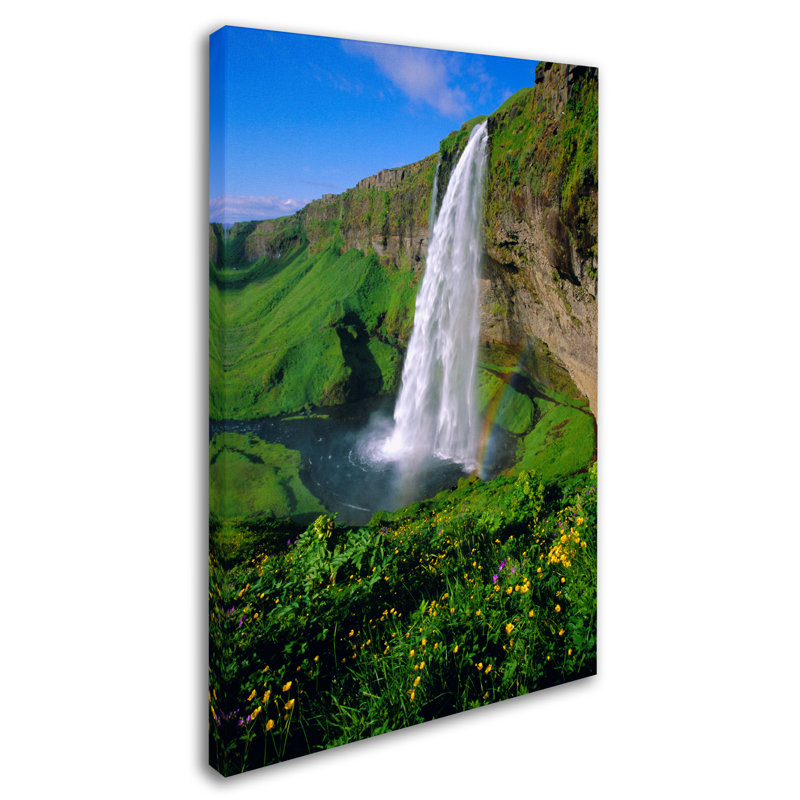 Ann «Waterfalls», reproduction d'impression sur toile tendue, H 32 po x l 22 po