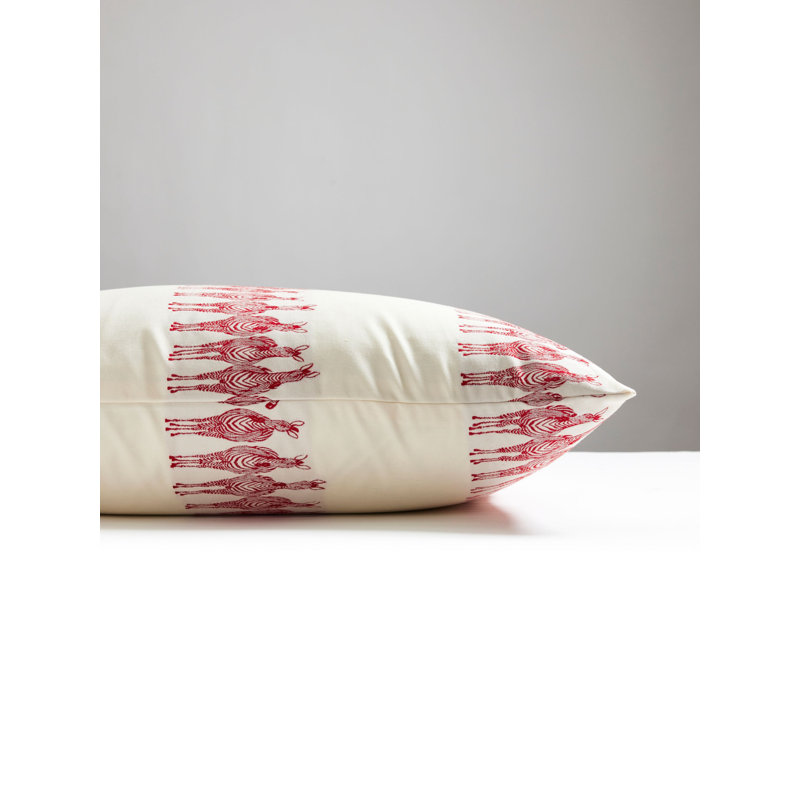 ZEBRAS ON PARADE PILLOW
