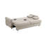 Canapé-lit en tissu beige - 93 po Lit profond avec rangement à livraison sécurisée de 231,78 lb-940535569-940535567