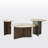 Sundial Stone Top Coffee Table