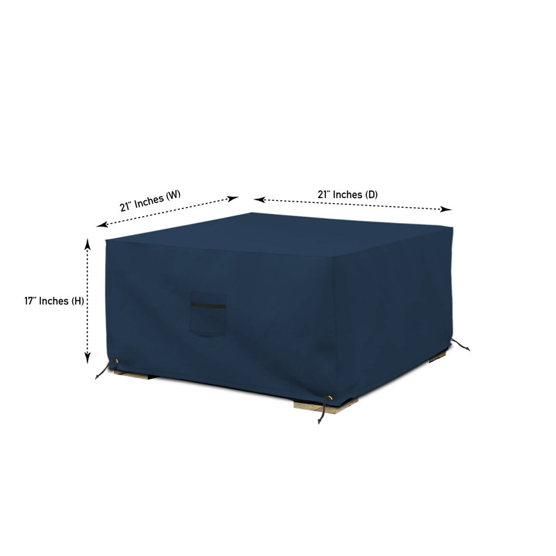Patio Chair Cover, 43.2cm H x 53.3cm W x 53.3cm D, Blue