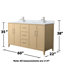 Meuble-lavabo double avec plateau en marbre Elan-99460084-99460087-124985084