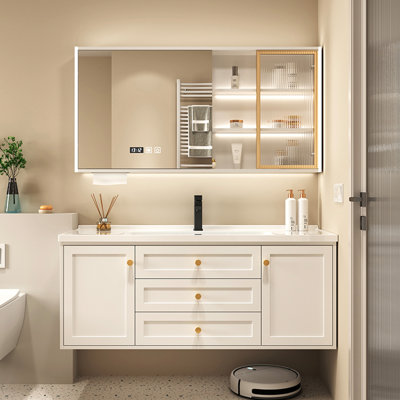 Armoire de salle de bain de style moderne et simple.