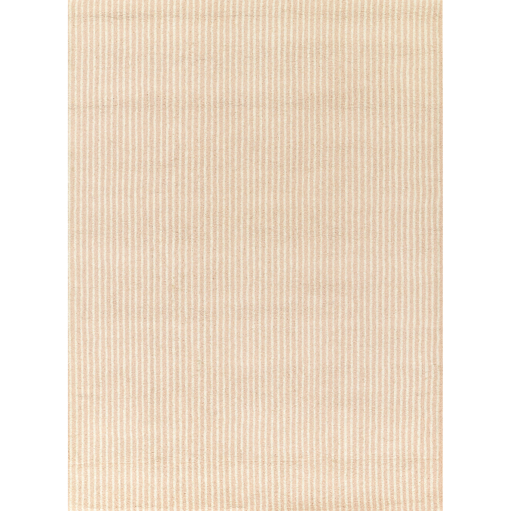 Alcona Hand Tufted Wool Striped Pink Area Rug 2'3" X 8' Runner, Runner 2'3" x 8'
