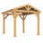 10 pi. L 10 pi. D Pavillon de jardin en bois massif