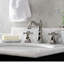 Robinet de salle de bain espacé à deux poignées à 3 poignées avec bonde escamotable Kingston Brass Metropolitan-58259878