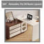Bureau de 55,5 po Mid-Century-131162101