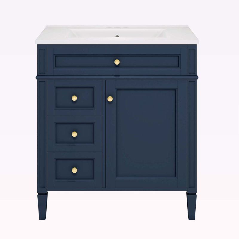 30'' Bathroom Vanity with Top Sink