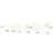 Clear Acrylic Plastic Storage with Gold Metal Hardware and Studded Details, Set of 3