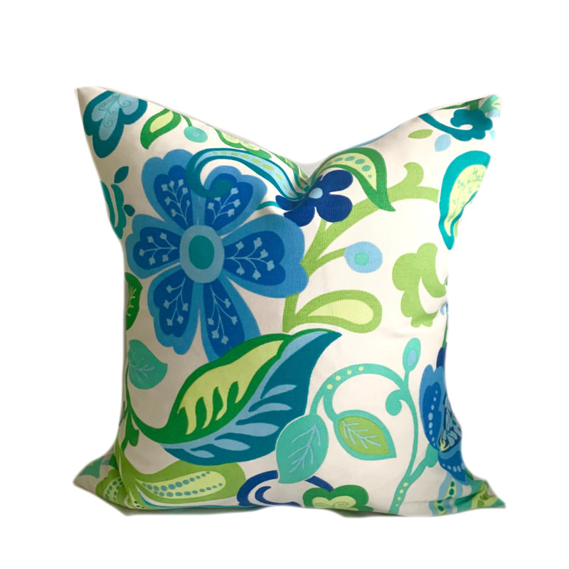 Housse de coussin intérieur / extérieur Richloom telfair, H 21,5 po x l 21,5 po