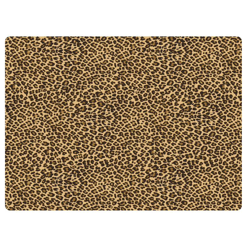 Tapis de chaise de bureau 9 à 5 35 po x 47 po Leopard
