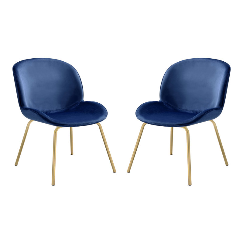 Chaise d’appoint Renken, Bleu