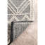 Tapis noir / blanc en laine touffeté à la main Hathorn-1228027870
