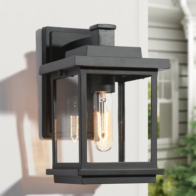 Lanterne murale noire H 10,6 po Harlow