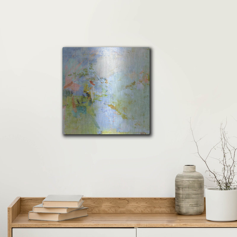 Ivy Bronx «Spring Folly» par Suzanne Nicoll, art mural en métal, H 12 po x l 12 po