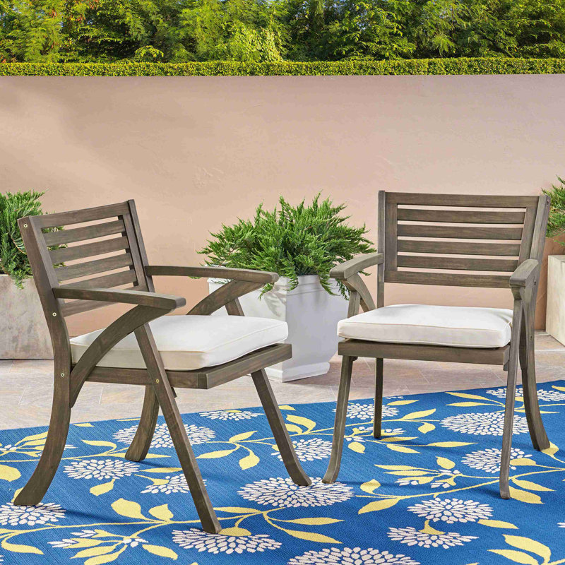 Chaise de cuisine en bois d'acacia Helen