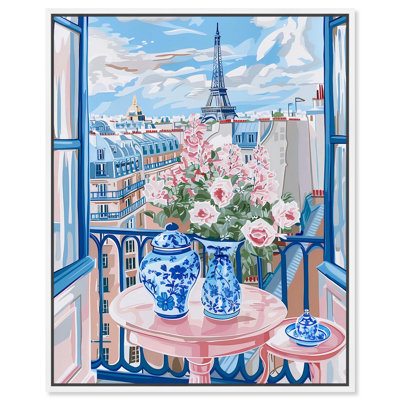 Art mural sur toile A Scene of Paris