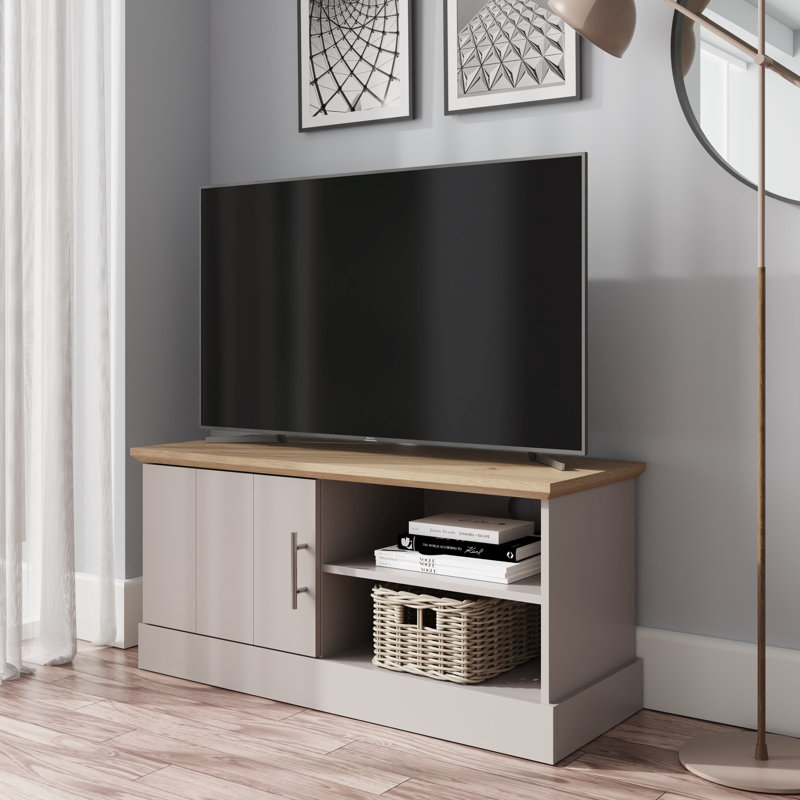 Brielle Unfinished TV Stand for TVs up to 43", Grey