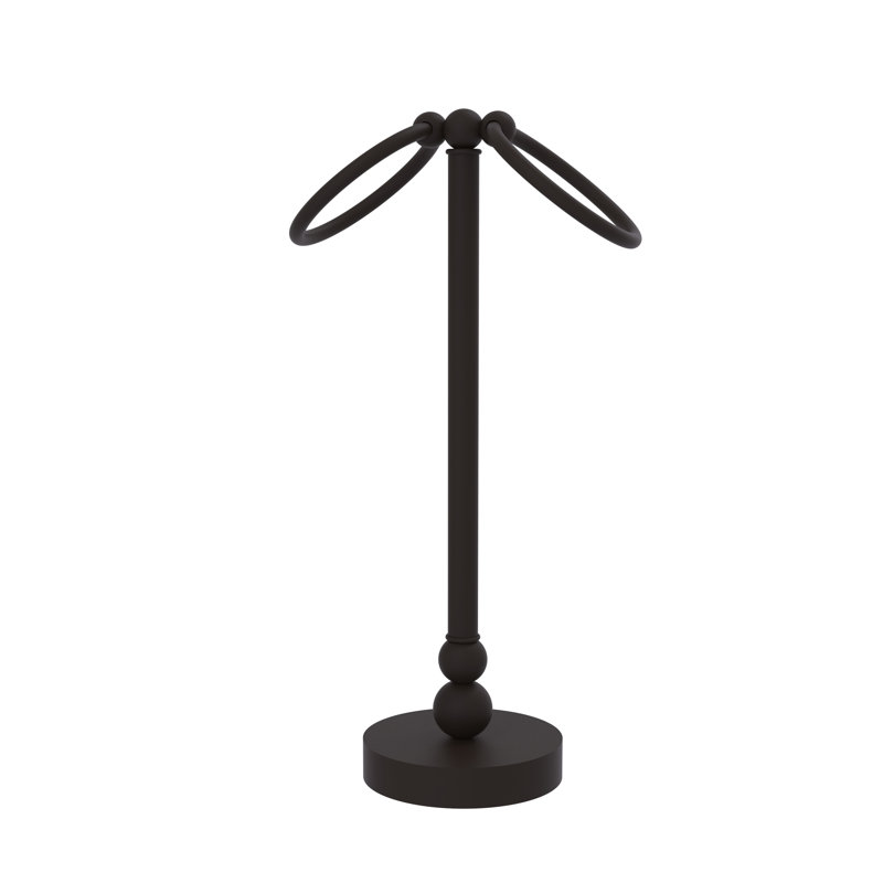 Porte-serviettes de table d'invité à 2 anneaux Beresford, Bronze huilé
