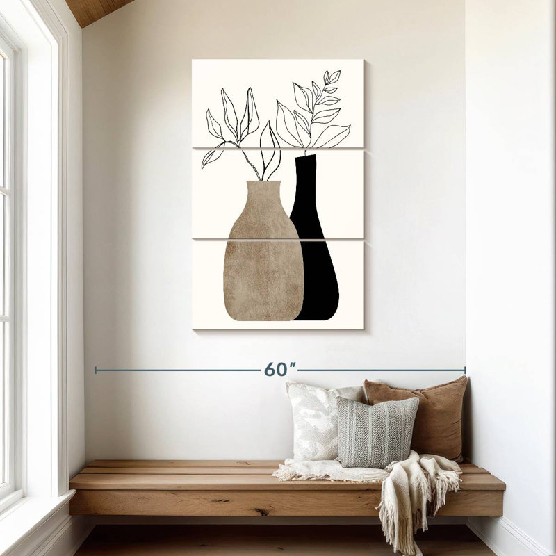 Harnek gris en gris, H 45 po x l 28 po