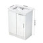 500mm Single Bathroom Vanity with Undermount Ceramic Basin