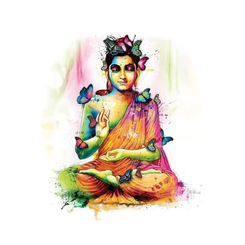 Siddharta by Patrice Murciano - Wrapped Canvas Gallery-Wrapped Canvas Giclée, 66.04 cm H x 66.04 cm W x 3.175 cm D