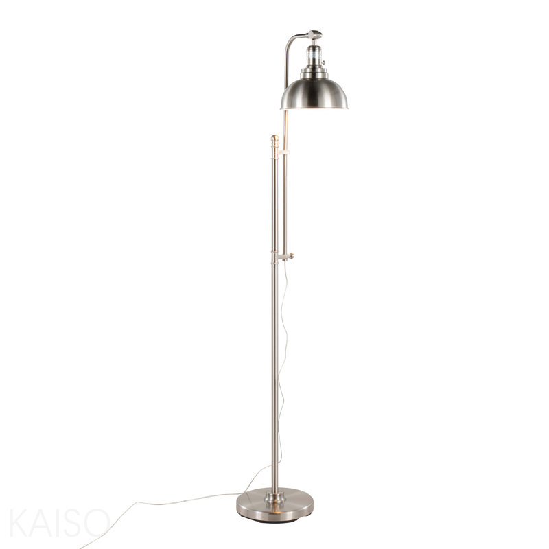Lampe sur pied en nickel