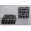 Resin Agate Ceramic Jute Leather Crystal Square Round 4 Piece Coaster Set