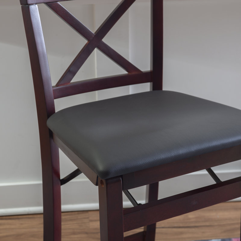 Clarke Folding Padded Bar & Counter Stool, Counter Stool (24" Seat Height)