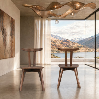 32.8'' H Solid Wood Dining Chair