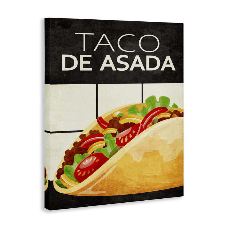 Toile repas classique Taco, design par Kim Allen, H 20 po x l 16 po