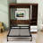 Lorance Storage Murphy Bed with Shelves and Drawers-411176157