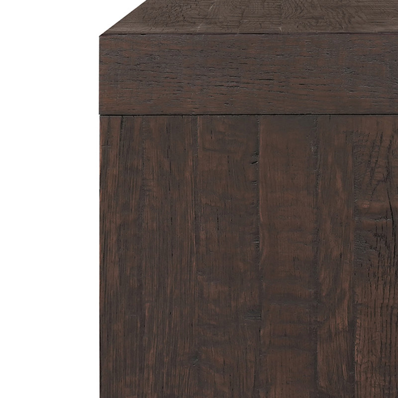 Adams Console Table Rustic Brown, Brown