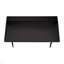Bureau d'ordinateur, bureau personnel, ordinateur portable, tablettes de rangement, L 48 po, travail, stratifié, métal, contemporain, moderne-911036212