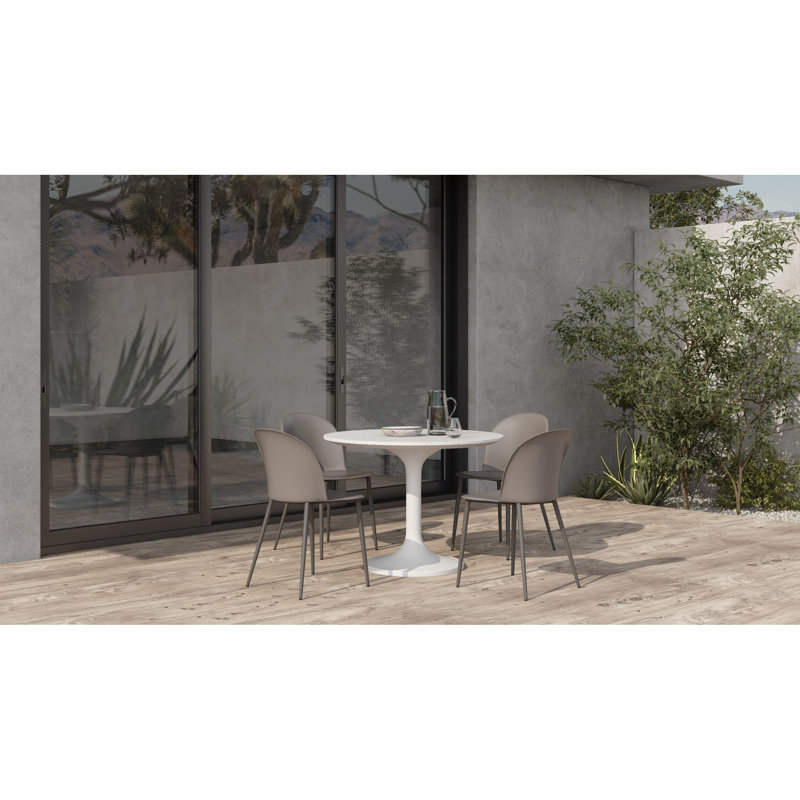 Lourdes Round Stone Dining Table