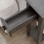 Table de chevet étroite en bois massif et manufacturé-1855302395
