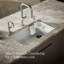Riverby 33" x 22" x 9-5/8" Under-Mount Single-Bowl Kitchen Sink with Accessories-9975026