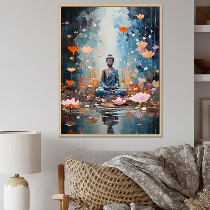 Reproduction symbolique - impression, Cadre naturel flottant, H 20 po x l 12 po x P 1 po