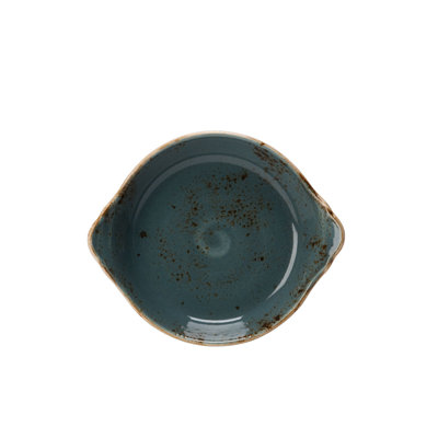 CRAFT BLUE Round Earred Dish