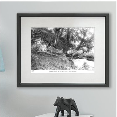 Camelford, King Arthurs Grave 1906 - Single Picture Frame Print on Wood