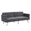 Canapé-lit Canapé-lit pliant convertible gris foncé