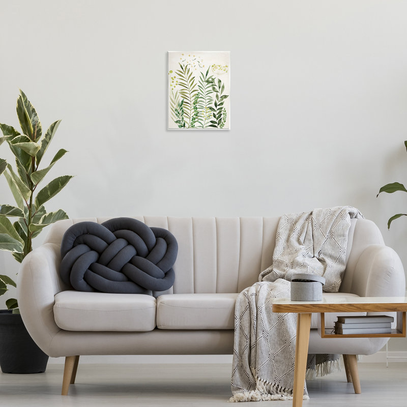  "Delicate Herbs & Leaves", art mural sur bois par Hannah Dawson