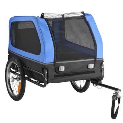 Dog Bike Trailer Pet Bicycle Trailer Cat Carrier 88 lbs Water Resistant