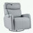 Aldo 270° Swivel Rocker Recliner with Adjustable Recline-122491622-122491623