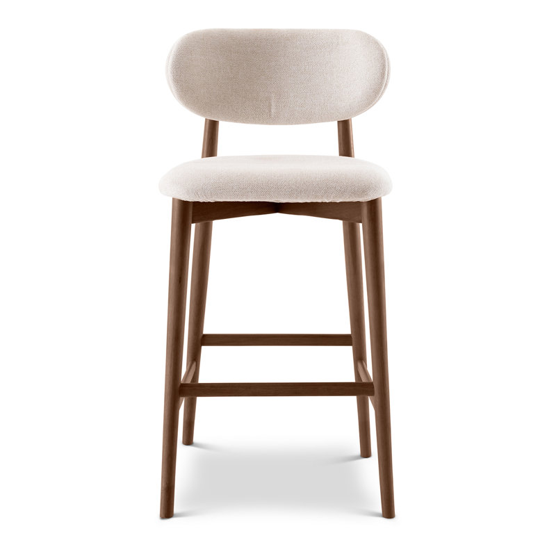 Lucia Bar/Counter Stool - Harvest Jute Seat - Ebano Frame, Bar Stool (30" Seat Height), Brown