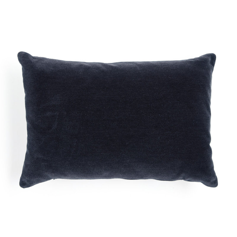 Coussin Bridger - Tabac Monte, Rectangulaire H 16 po x l 24 po, Bleu marine Monte