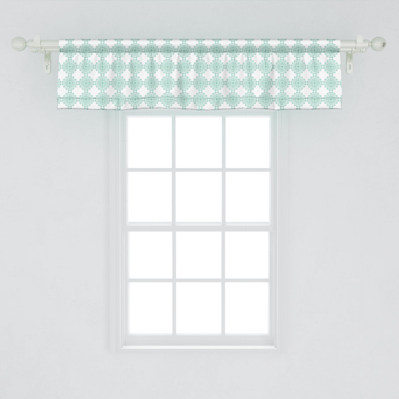 Ensemble de 2 cantonnières Ambesonne Aqua, L 54 po x L 12 po