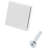 Contemporary 1 1/8" Length Square Knob-15652215